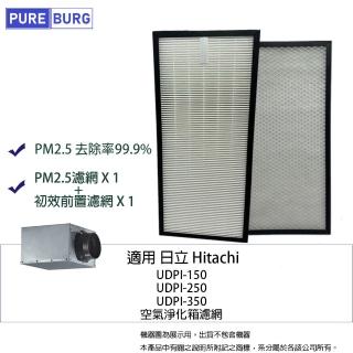 【PUREBURG】適用Hitachi日立UDPI-150 UDPI-250 UDPI-350空氣淨化箱全熱交換機PM2.5濾網初效前置濾棉