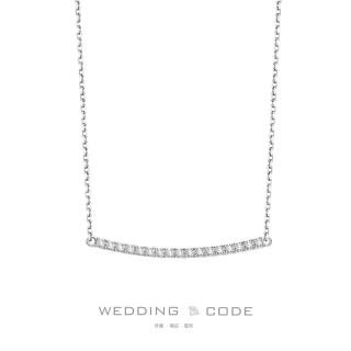 【WEDDING CODE】14K金 35分鑽石項鍊 MJ2681-1N玫(天然鑽石 618 禮物)