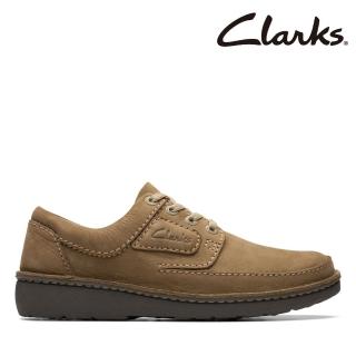 【Clarks】男鞋 NATURE II 縫線設計舒適好走厚底休閒鞋 健走鞋(CLM76162C)