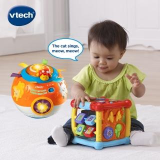 【Vtech】聲光互動學習盒+滾滾球(幼兒互動禮物首選)