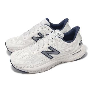 【NEW BALANCE】慢跑鞋 Fresh Foam X 880 V13 4E 男鞋 超寬楦 白 藍 校隊風特別版 NB(M880S13-4E)