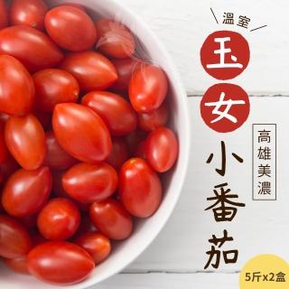 【禾鴻】高雄美濃溫室玉女小番茄5斤x2盒(送禮自用兩相宜)