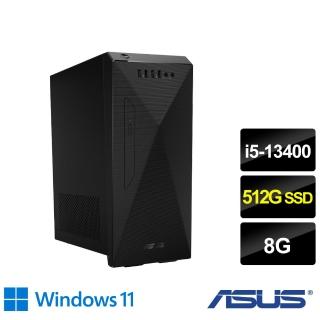 【ASUS 華碩】i5十核文書電腦(i5-13400/8G/512G SSD/W11/H-S501ME-513400100W)