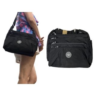 【POLO】斜背包中容量(主袋+外袋共五層隨身物超輕量防水尼龍布)