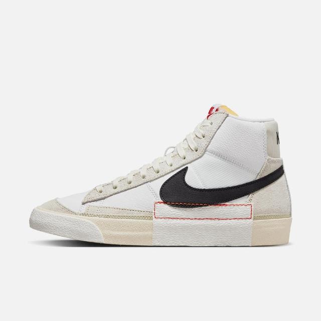 NIKE 耐吉】滑板鞋休閒鞋高筒拼接_男_白色_BLAZER MID PRO CLUB