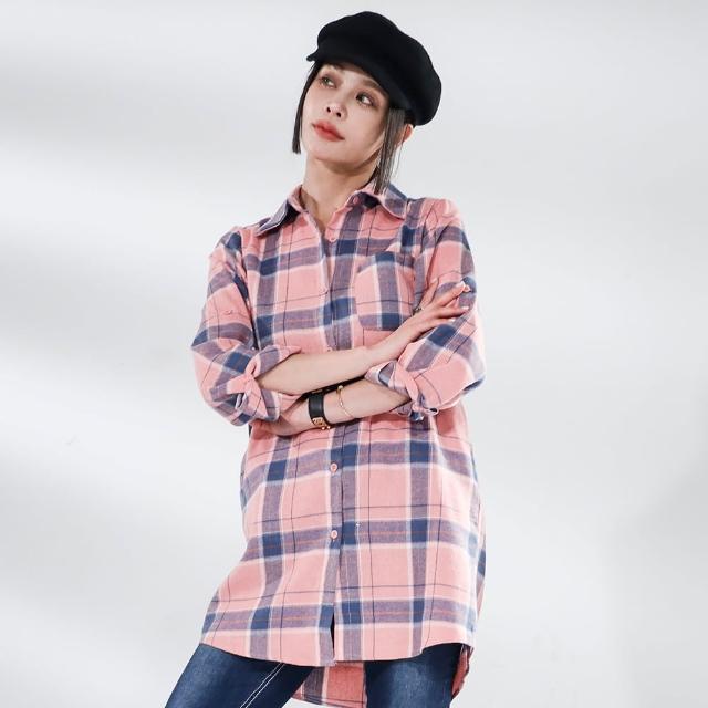 【Wonderland】英倫時尚修身長版襯衫(3色)
