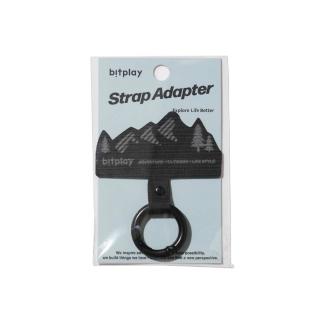 【bitplay】Strap Adapter 掛繩通用造型墊片 - 探險家 - 黑(掛繩/腕繩/手機掛繩/iphone15)