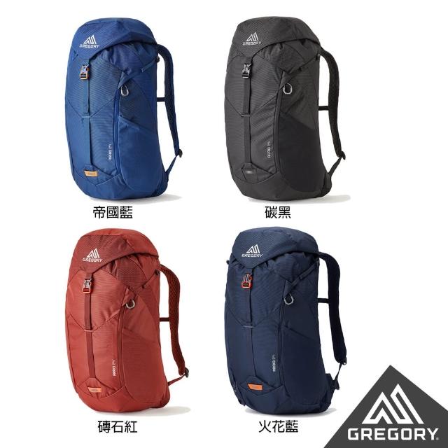【Gregory】24L ARRIO 多功能 登山背包 登山包 後背包 水袋包(帝國藍 碳黑 磚石紅 火花藍)