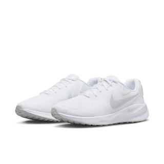 【NIKE 耐吉】Nike Revolution 7 慢跑鞋 白灰 男鞋 慢跑鞋 運動鞋 FB2207-100