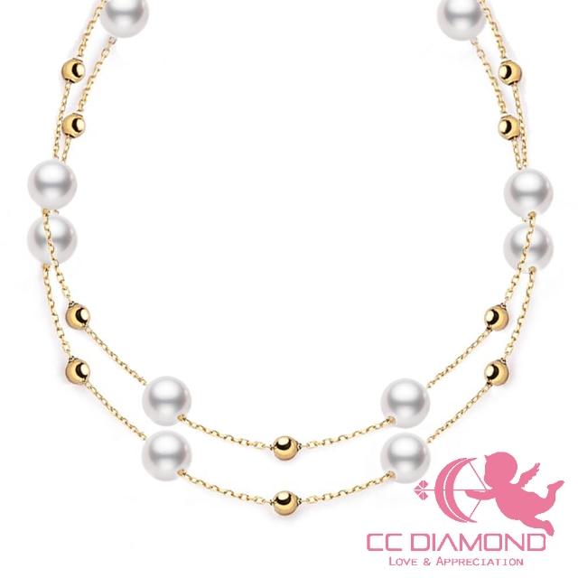 【CC Diamond】18K金 小資女 珍珠項鍊(5.5-6mm)