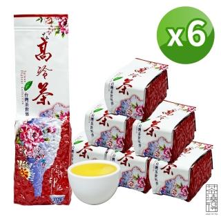 【茶曉得】台灣特選清新甜水烏龍茶葉(150gx6包-1.5斤;春茶)