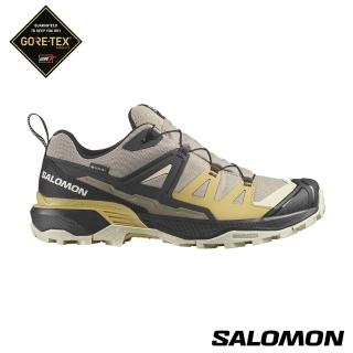 【salomon官方直營】男 X ULTRA 360 Goretex 低筒登山鞋(復古卡其/黑/綠)