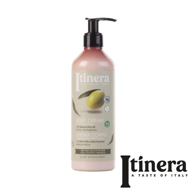 【ITINERA】伊婷蕾菈托斯卡尼橄欖身體乳液(滋深度保濕、重度受損膚質適用、清爽果香)