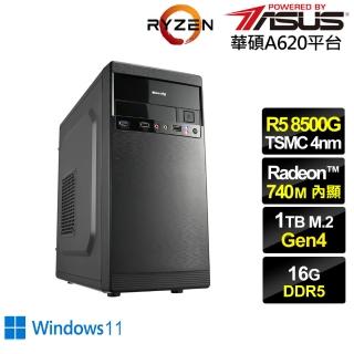 【華碩平台】R5六核 Win11{暴亂少尉W}文書機(R5-8500G/A620/16G/1TB)