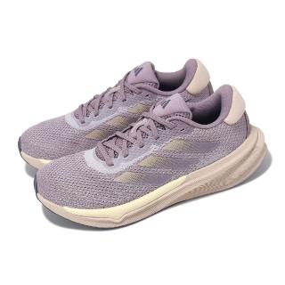 【adidas 愛迪達】慢跑鞋 Supernova Stride W 女鞋 紫 米白 網布 輕量 緩衝 運動鞋 愛迪達(IG8291)