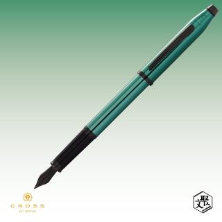 【CROSS】Century II半透綠色PVD黑色鋼筆 免費刻字(原廠正貨)