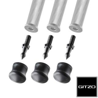 【gitzo 捷信】GSF38S 橡膠金屬二用腳釘38mm 3入(公司貨)
