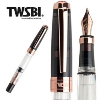 【TWSBI 三文堂】《580 系列鋼筆》透黑玫瑰金 II