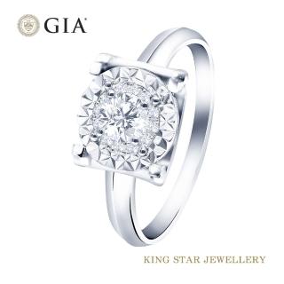 【King Star】GIA 30分 IF 鑽石戒指 雙喜 無螢光(3Excellent極優 八心八箭)