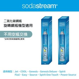 【Sodastream】二氧化碳全新旋轉鋼瓶425g(二入組)