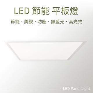 【台灣狀格品牌】2入 護眼LED平板燈 45W 4500lm 直下式 保固一年 輕鋼架 辦公室 全電壓 取代傳統輕鋼架
