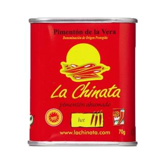 【La Chinata】西班牙 煙燻紅椒粉70g(兩款風味 紅椒粉入門推薦款 無腐劑)