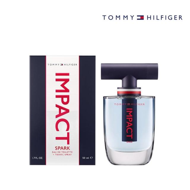 【Tommy Hilfiger】Tommy Impact Spark 衝擊效應閃耀淡香水 50ml(專櫃公司貨 #木質果香調)