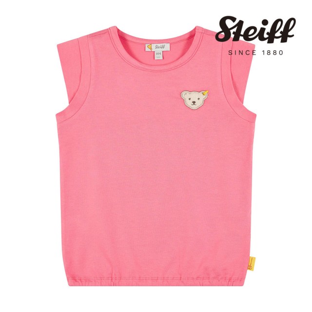 【STEIFF】熊頭童裝 無袖短袖T恤(短袖上衣)