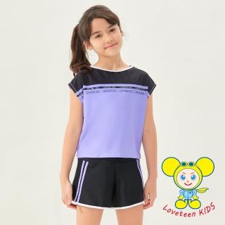 【Summer Love 夏之戀】LOVETEEN KIDS 女童外罩衫三件式泳衣(K23616)