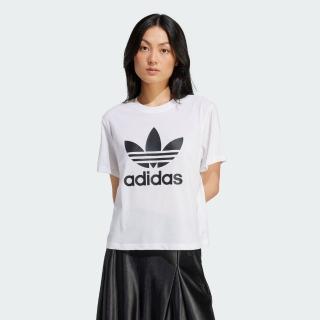 【adidas 官方旗艦】ADICOLOR 短袖上衣 女 - Originals IN8441