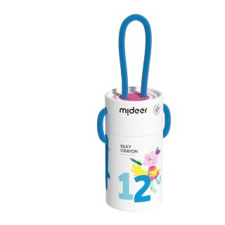 【MiDeer】可洗式速乾絲綢蠟筆(12種顏色)