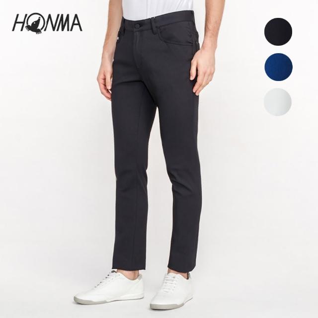 【HONMA 本間高爾夫】男款高爾夫彈性長褲(尺寸82~95 白、海軍藍、黑 任選951733311)