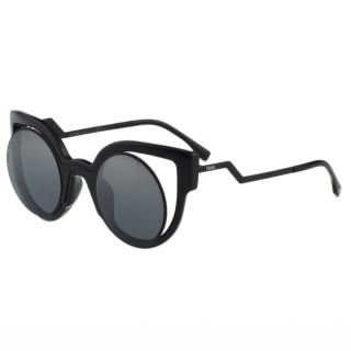 【FENDI】-時尚造型 太陽眼鏡(黑色)