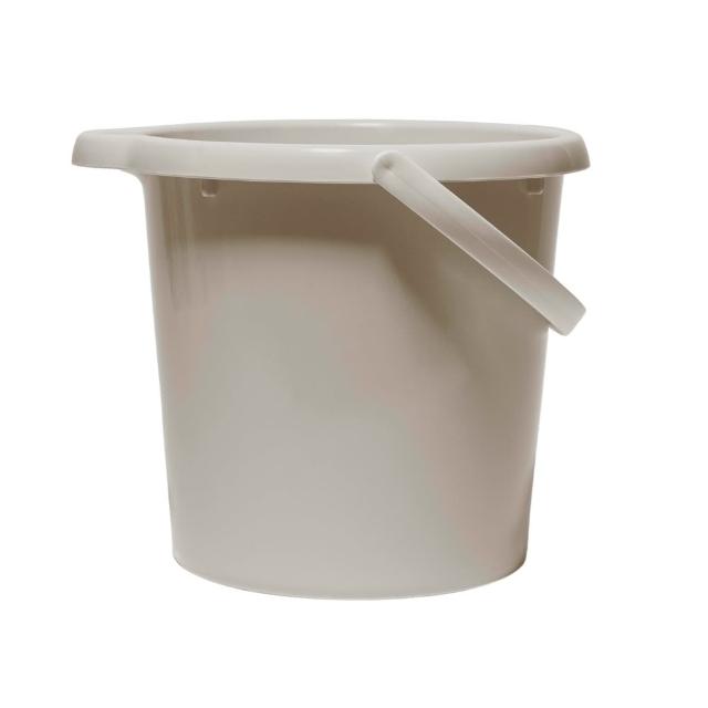 【GINII基尼家居】3L質感加厚手提水桶 儲水 圓桶 洗澡桶 無印風 台灣製 GB001