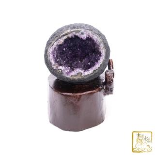 【吉祥水晶】烏拉圭紫水晶洞 3.6kg(皮薄洞深 招財進寶)
