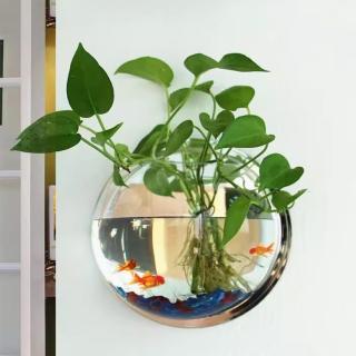 牆壁裝置藝術-水培魚缸款
