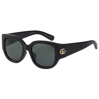 【GUCCI 古馳】太陽眼鏡 GG1599SA(黑色)