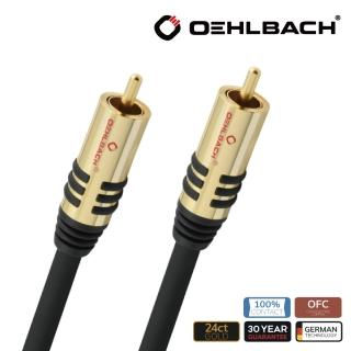 【Oehlbach】5m重低音線-PERFORMANCE Subwoofer Cinch cable