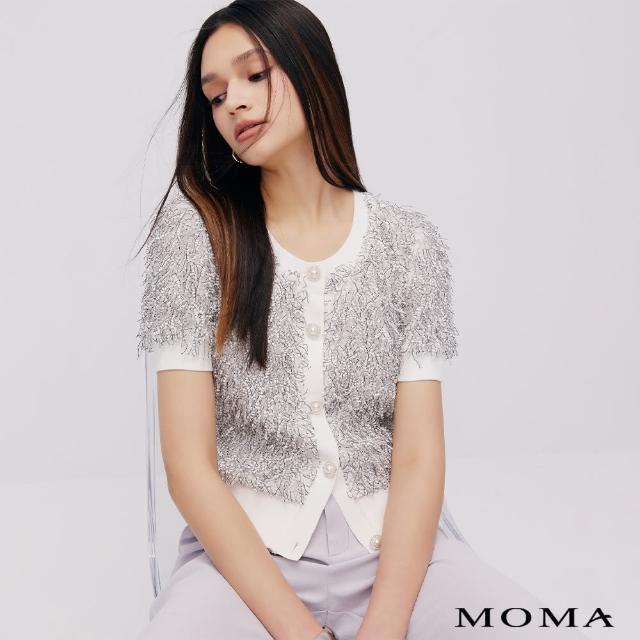 【MOMA】時尚流蘇小香風外套(白色)
