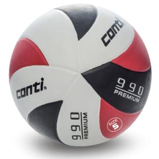 【Conti】原廠貨 5號球 頂級超世代橡膠排球/競賽/訓練/休閒 紅黑白(V990-5-WBKR)