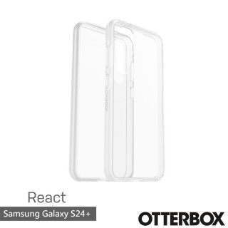 【OtterBox】Samsung Galaxy S24+ 6.7吋 React 輕透防摔殼(透明)
