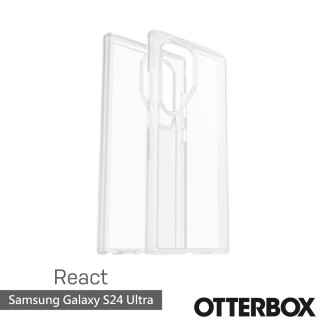 【OtterBox】Samsung Galaxy S24 Ultra 6.8吋 React 輕透防摔殼(透明)