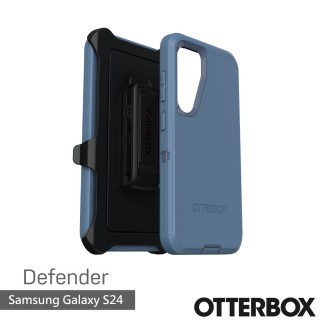 【OtterBox】Samsung Galaxy S24 6.2吋 Defender 防禦者系列保護殼(藍)