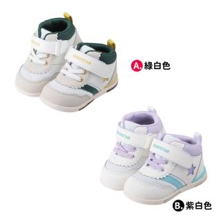 【布布童鞋】Moonstar日本HI系列中筒閃亮之星寶寶機能學步鞋(I4D597C/I4G598M)