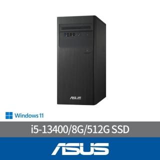 【ASUS 華碩】i5十核文書電腦(i5-13400/8G/512G SSD/W11/H-S500TE-513400051W)