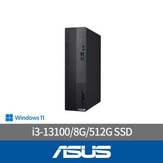 【ASUS 華碩】i3 四核電腦(i3-13100/8G/512G SSD/W11/H-S500SE-313100007W)