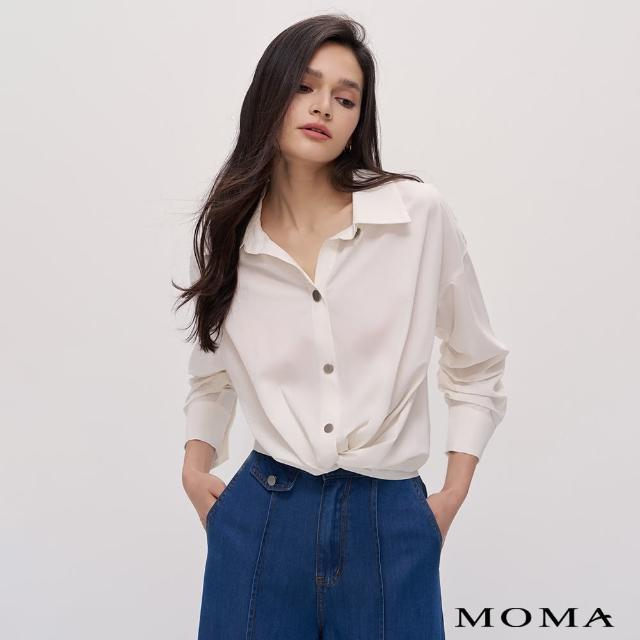 【MOMA】休閒扭結造型上衣(兩色)