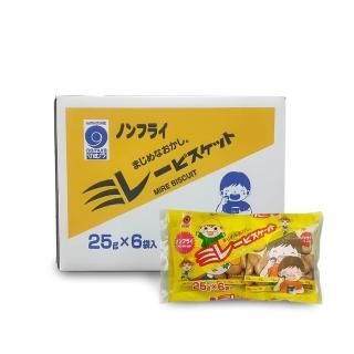 【nomura 野村美樂】買5送5箱購組-日本美樂圓餅乾 非油炸風味 25gx6袋入(原廠唯一授權販售)