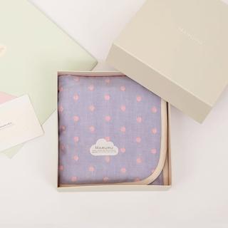 【MARURU】禮盒組 日本製五層紗被 莓果協奏曲 70x100cm(彌月禮盒 新生兒禮盒 出生送禮 新生兒送禮)