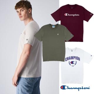 【Champion】官方直營-品牌經典款純棉短袖T恤-男(3款)